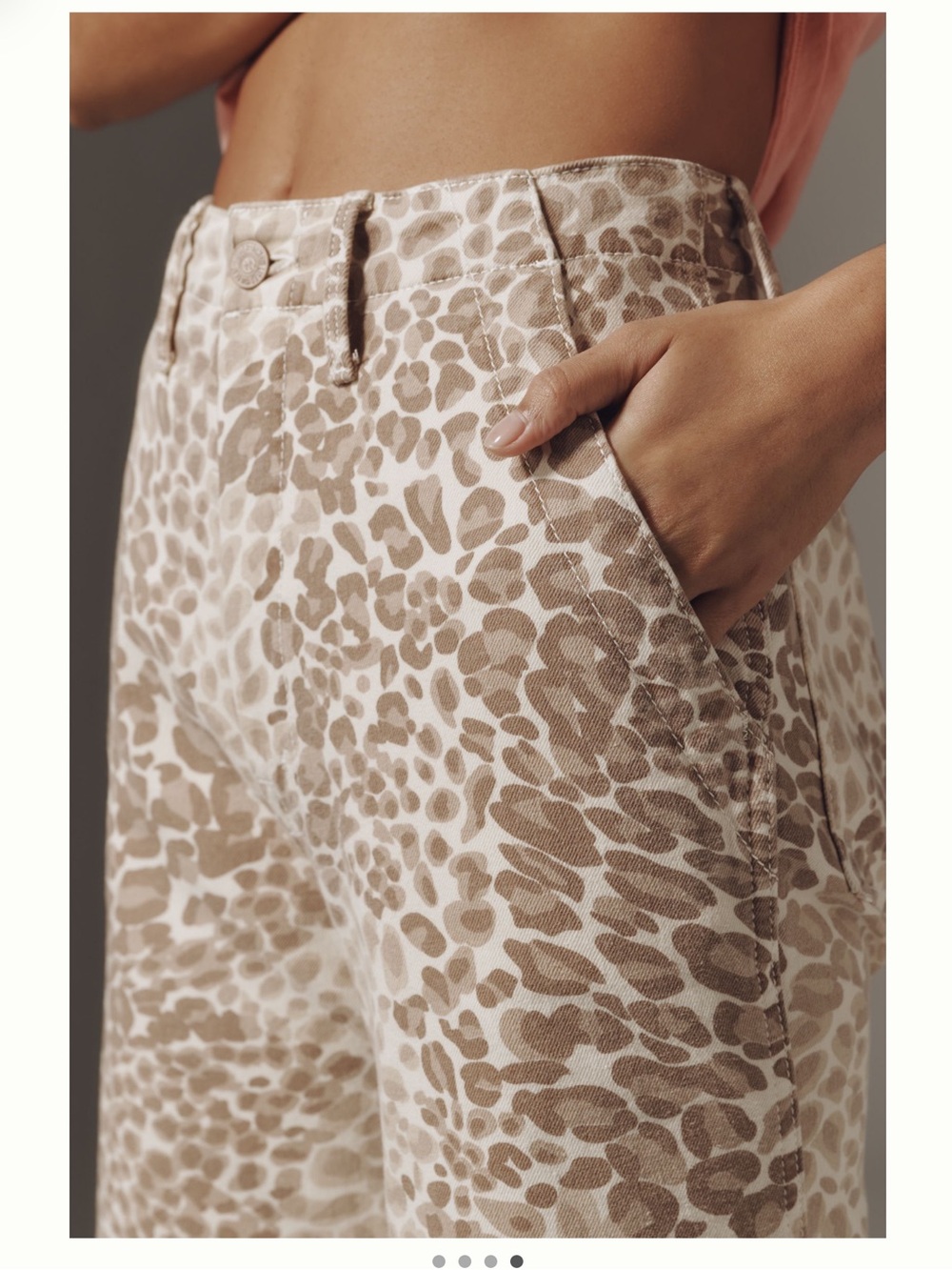 Mother major zip ankle leopard jeans - Picture 3 of 12